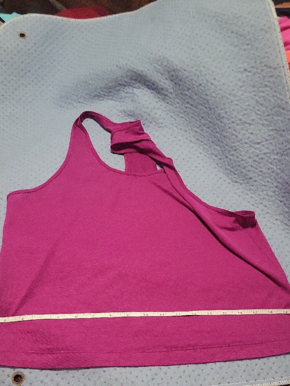 Athleta Fuchsia Racerback Tank - Picture 5 of 6
